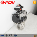 Pneuamtic actuator ball valve wafer type ball valve